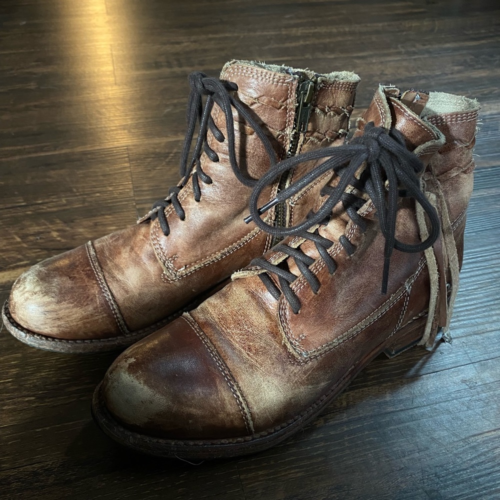 Bed Stu leather ankle boot